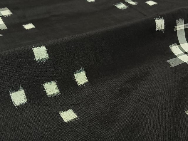 平和屋着物▽本場琉球絣 単衣 飛鳥文 正絹 逸品 AABI9569jh