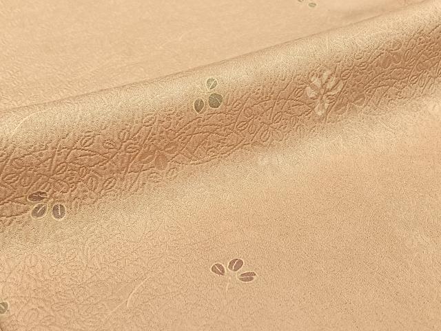 平和屋着物▽上質な小紋 単衣 萩文 正絹 逸品 AABI9589jh