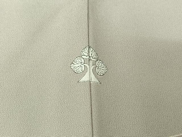 平和屋着物▽訪問着 小倉貞右 単衣 刺繍 流水枝花文 暈し染め 金糸 金彩 正絹 逸品 AABI9593jh