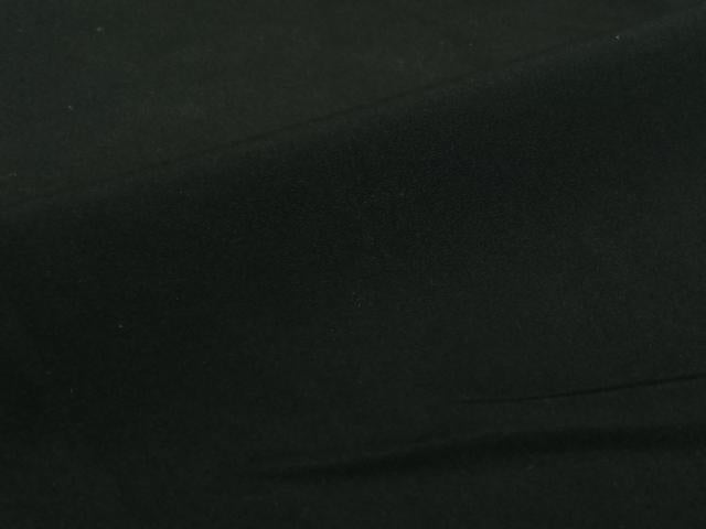 平和屋着物▽男性 黒紋付 単衣 暗黒色 キングサイズ 洗える着物 AABI9622jh