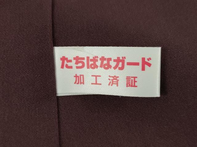 平和屋着物●上質な小紋 枝葉文 ほたる暈し 正絹 逸品 未使用 AABI9646ck