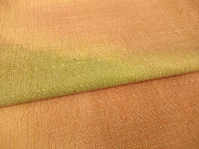 平和屋着物●上質な紬 霞文 正絹 逸品 AABI9657ck