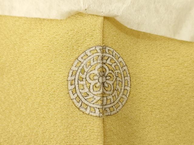 平和屋着物●上質な色無地 榛色 正絹 逸品 未使用 AABI9677ck