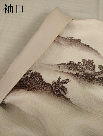 平和屋着物●訪問着 鳥獣文 正絹 逸品 AABI9681ck