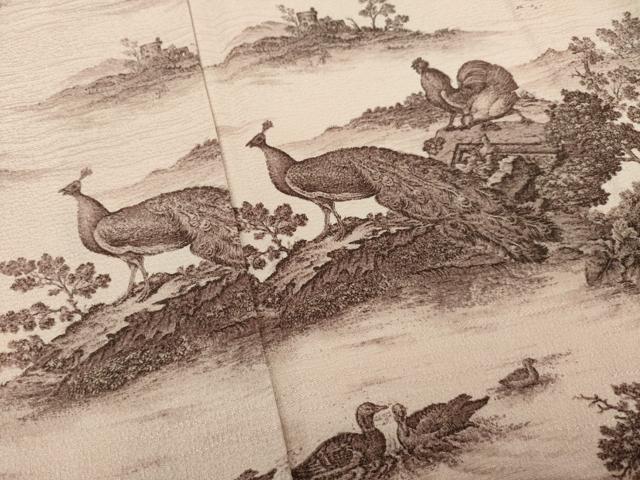 平和屋着物●訪問着 鳥獣文 正絹 逸品 AABI9681ck