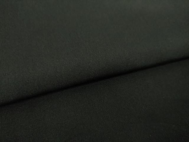 平和屋着物●男性 黒紋付・羽織セット 正絹 逸品 AABI9684ck