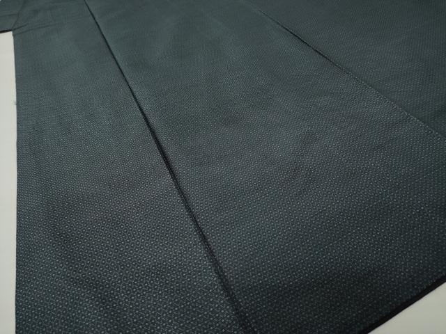 平和屋着物●男性 本場大島紬 アンサンブル 亀甲絣 正絹 逸品 AABI9691ck