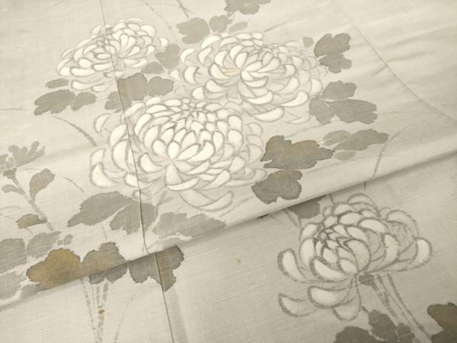 平和屋着物●訪問着 紬地 乱菊 正絹 逸品 AABI9700ck