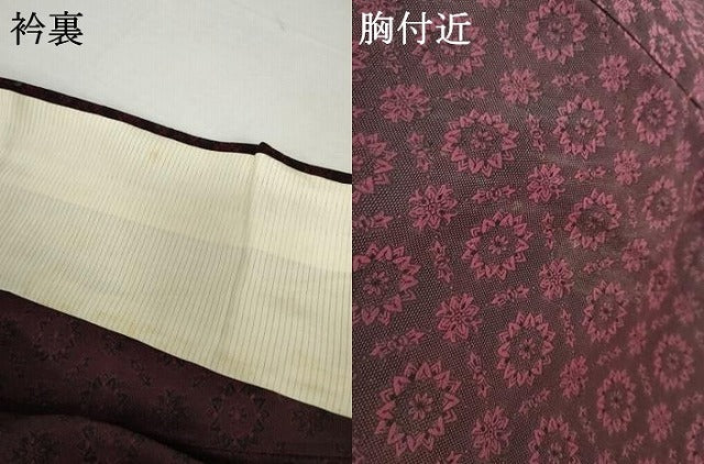 平和屋着物*夏物 お召 風通紗 花格子 正絹 逸品 AABI9728cs