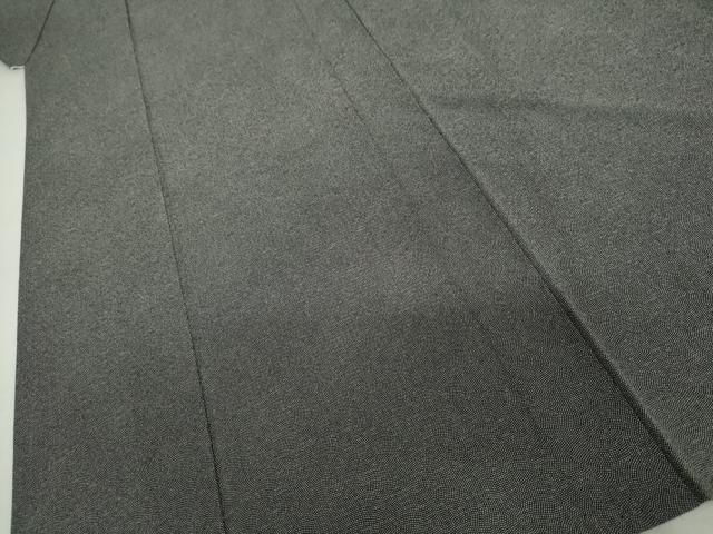 平和屋着物*夏物 江戸小紋 絽 鮫小紋柄 両面染 黒地 正絹 逸品 AABI9747cs