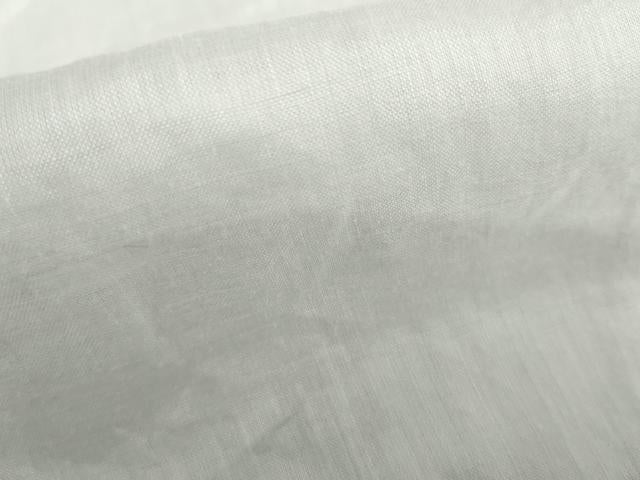 平和屋着物*夏物 男性 色無地 白梅鼠色 麻 AABI9751cs