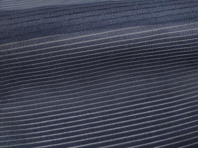 平和屋着物*夏物 色無地 絽 紺青色 正絹 逸品 AABI9758cs