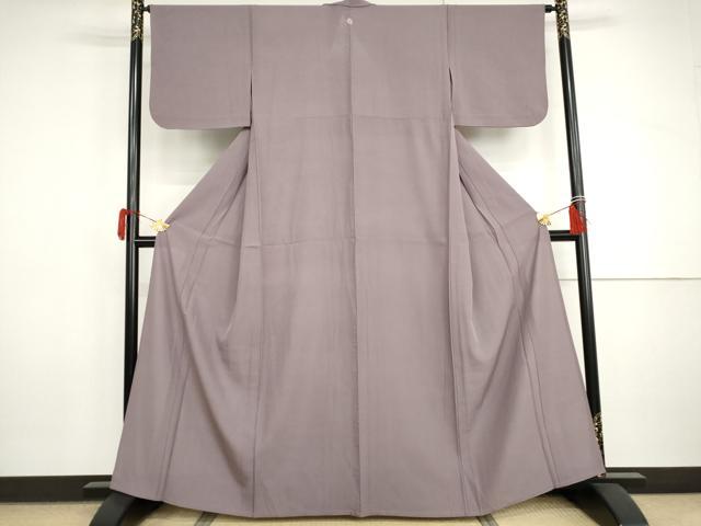 平和屋着物*夏物 色無地 絽 浅紫色 正絹 逸品 AABI9759cs