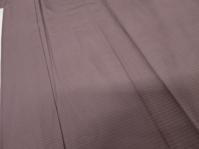 平和屋着物*夏物 色無地 変わり絽 二藍色 正絹 逸品 AABI9769cs