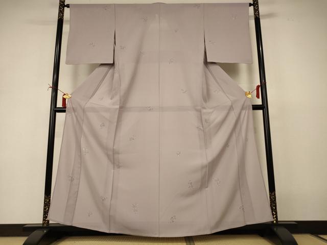 平和屋着物*夏物 小紋 絽 南天文 正絹 逸品 AABI9871jd