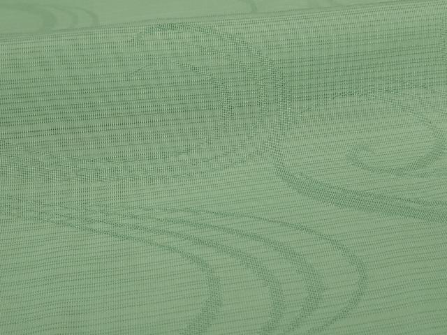 平和屋着物*夏物 色無地 絽 流水紋紗 薄萌葱色 正絹 逸品 未使用 AABI9877jd