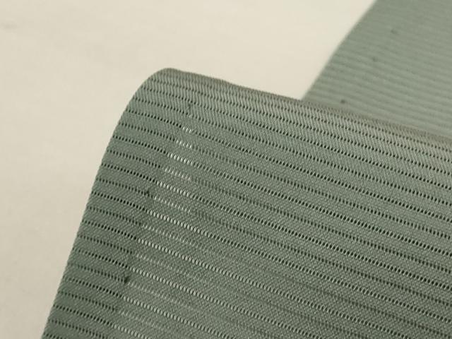 平和屋着物*夏物 色無地 絽 青白橡色 正絹 逸品 AABI9893jd