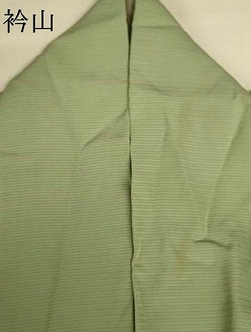 平和屋着物*夏物 色無地 絽 柳茶色 正絹 逸品 AABI9895jd