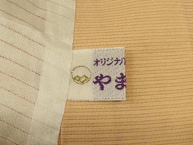 平和屋着物*夏物 色無地 絽 杏色 やまと誂製 正絹 逸品 AABI9897jd