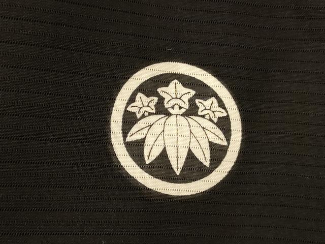 平和屋着物*夏物 男性 黒紋付 絽 正絹 逸品 AABI9903jd