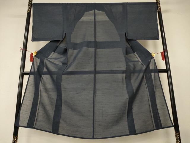 平和屋着物*夏物 男性 本塩沢 夏塩沢 110亀甲 総詰め 正絹 逸品 未使用 AABI9908jd
