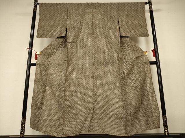 平和屋着物*夏物 小千谷ちぢみ 幾何学文様 麻 逸品 AABI9928jd