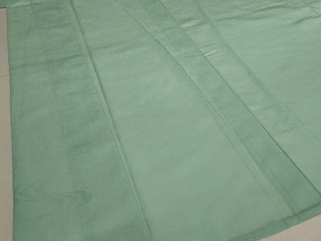 平和屋着物*夏物 色無地 琉球絣紋紗 錆青磁色 正絹 逸品 AABI9938jd