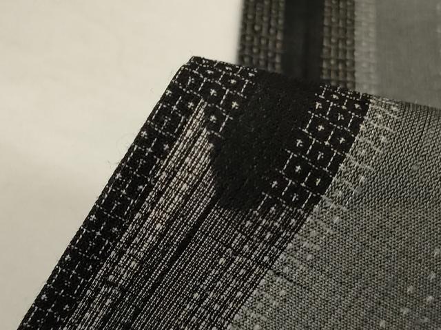 平和屋着物*夏物 結城紬 夏結城 100亀甲 縞 正絹 逸品 AABI9981jd