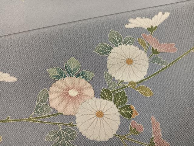平和屋着物●訪問着 友禅 枝花文 暈し染め 正絹 逸品 AABJ0008ph