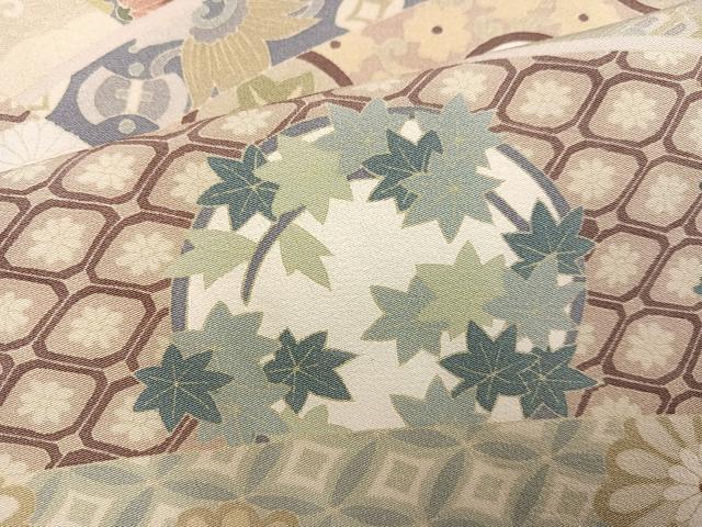 平和屋着物●豪華色留袖 友禅 作家物 恭平 鳳凰花文 正絹 逸品 AABJ0032ph