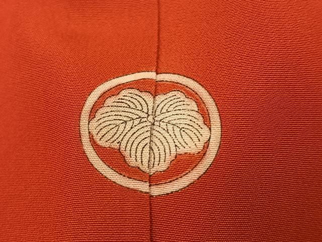 平和屋着物●豪華振袖 色無地 赤丹色 正絹 逸品 AABJ0043ph