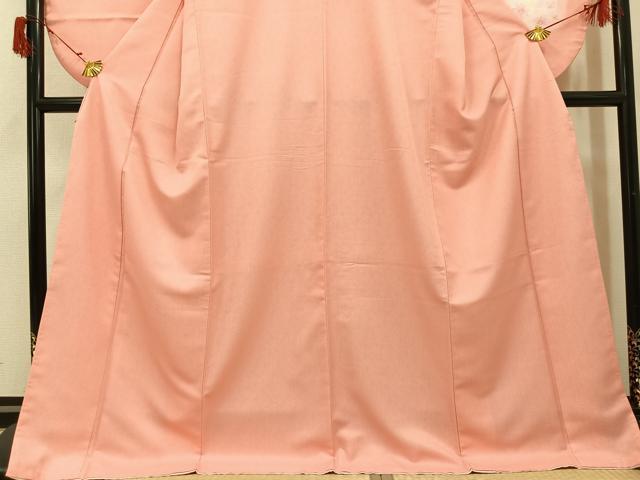 平和屋着物●小振袖 二尺袖 舞花文 暈し染め 洗える着物 AABJ0064ph