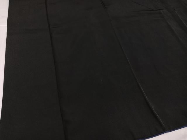 平和屋着物●男性 黒紋付 正絹 逸品 AABJ0091ph