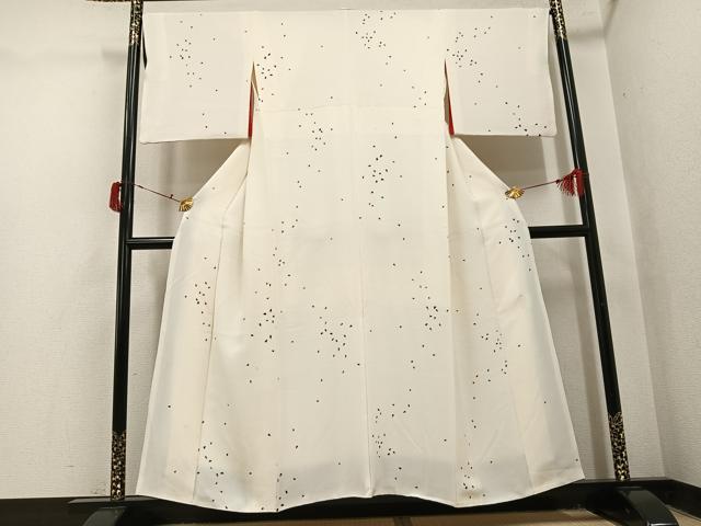 平和屋着物●上質な小紋 桜花弁 正絹 逸品 AABJ0126ph