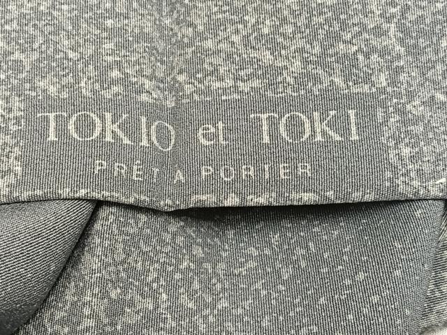 平和屋着物●人間国宝 羽田登喜男 TOKIOetTOKI 訪問着 鴛鴦草花文 正絹 逸品 AABJ0143ph