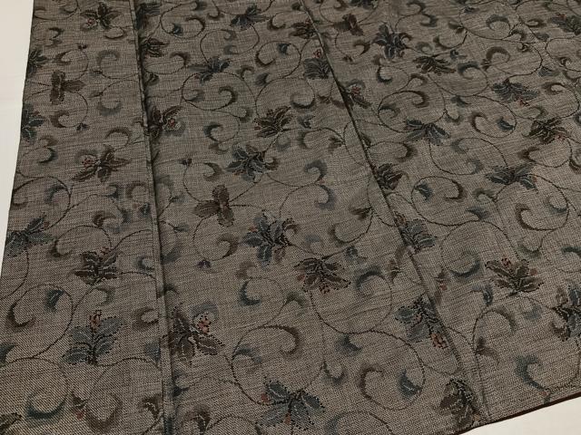 平和屋着物●本場大島紬 カタス9マルキ 更紗唐草文 正絹 逸品 AABJ0154ph