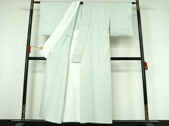 平和屋着物▽上質な小紋 単衣 源氏香 金彩 正絹 逸品 AABJ0181jh