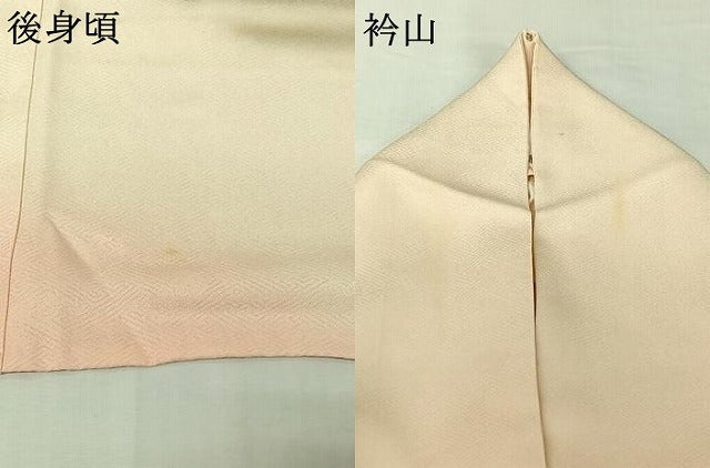 平和屋着物▽訪問着 単衣 草花文 暈し染め 正絹 逸品 AABJ0204jh