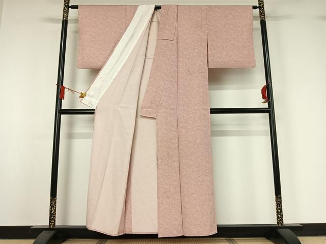 平和屋着物▽江戸小紋 単衣 寄せ小紋柄 正絹 逸品 AABJ0242jh