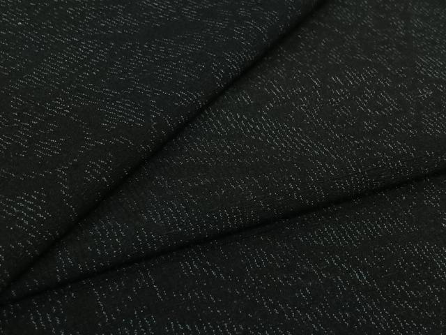 平和屋着物▽男性 結城紬 単衣 草花文 正絹 逸品 AABJ0255jh