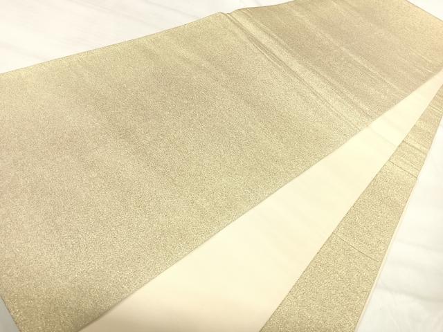 平和屋着物◎全通柄京袋帯 霞文 金糸 正絹 逸品 AABJ0308yx