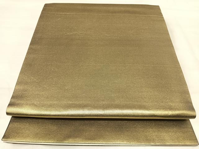 平和屋着物◎全通柄袋帯 霞文 金糸 正絹 逸品 AABJ0353yx