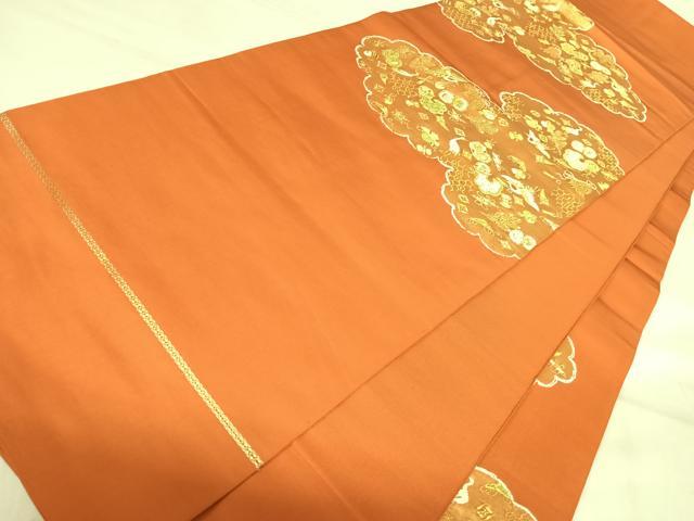 平和屋着物◎六通柄袋帯 唐織 宝づくし 金銀糸 正絹 逸品 AABJ0409yx