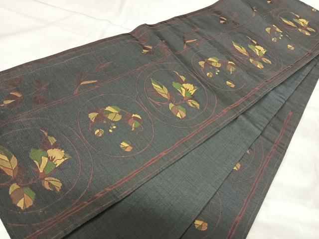 平和屋着物◎西陣 六通柄袋帯 花丸文 正絹 逸品 AABJ0433yx