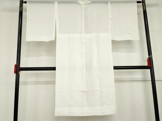 平和屋着物*夏物 小千谷本麻絽 長襦袢 色無地 胡粉色 吉新織物謹製 証紙付き 未使用 AABJ0810cs