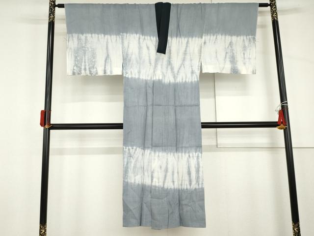 平和屋着物*夏物 男性 長襦袢 絞り 横段文 AABJ0812cs