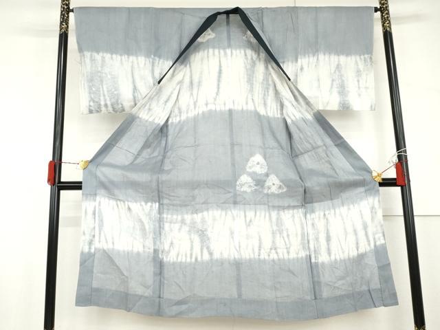 平和屋着物*夏物 男性 長襦袢 絞り 横段文 AABJ0812cs
