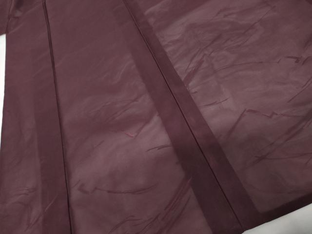 平和屋着物*夏物 色無地 紗 葡萄色 正絹 逸品 AABJ0888cs