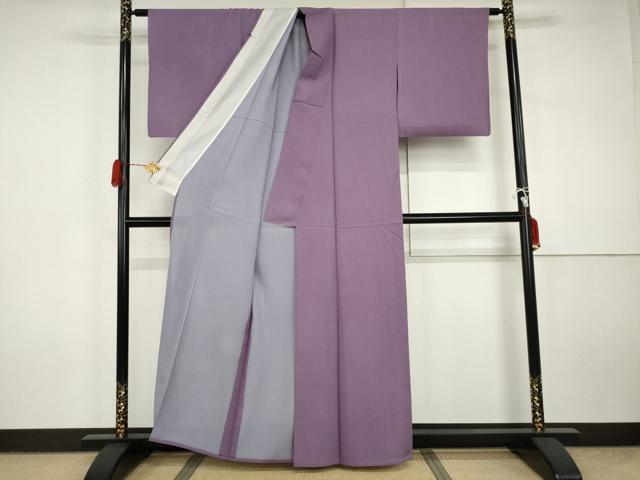 平和屋着物*夏物 色無地 絽 二藍色 正絹 逸品 AABJ0889cs