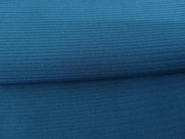 平和屋着物*夏物 色無地 絽 青藍色 正絹 逸品 AABJ0895cs